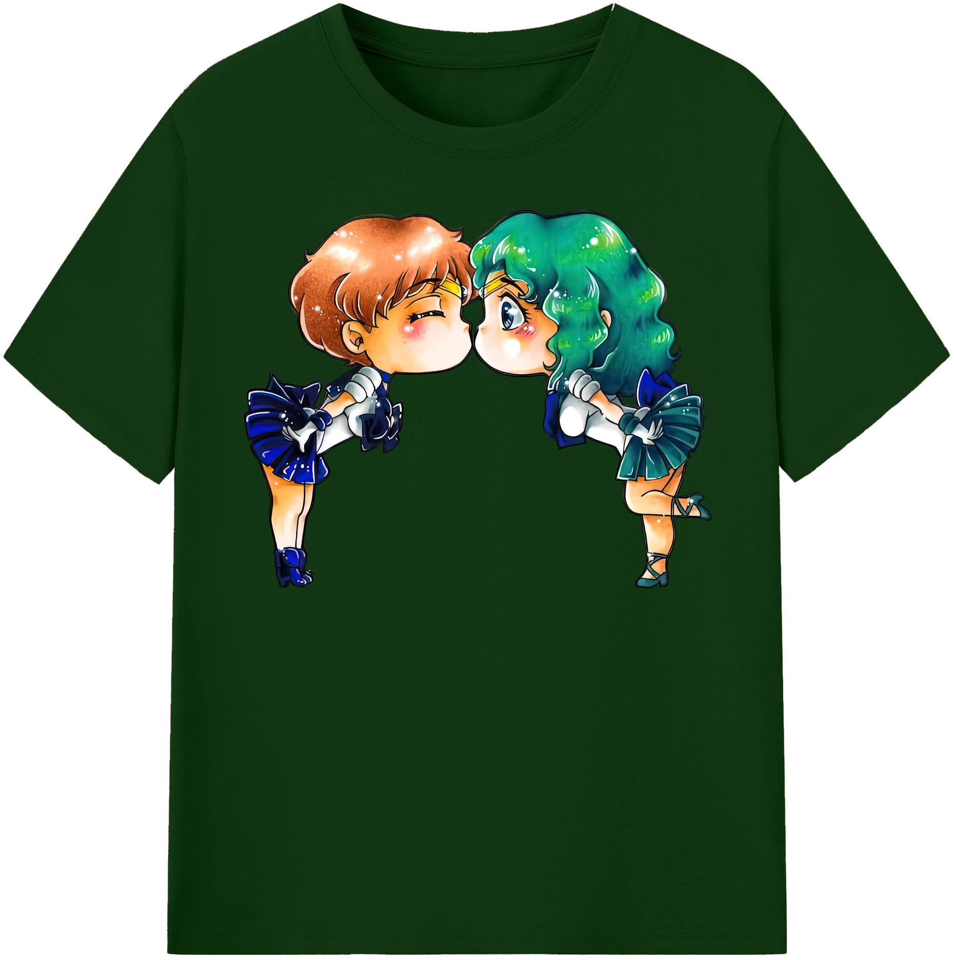 （画像用） 美少女戦士セーラームーン 天王はるか Sailor Moon Tenoh Haruka 綿100％半袖Tシャツ（フロントプリント）